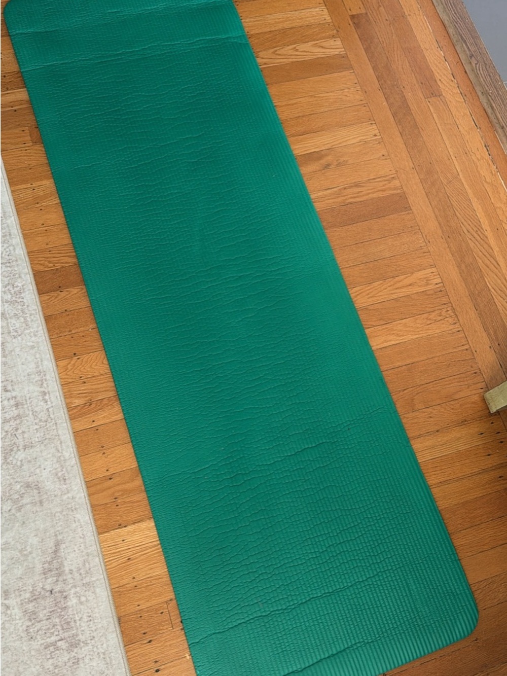 Fitvids 1/2-Inch Extra Thick Yoga & Exercise Mat with Carrying Strap (Green) - Picture 4 of 4
